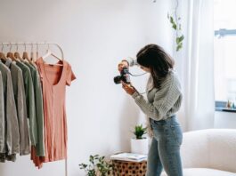 how to take pictures of clothes to sell